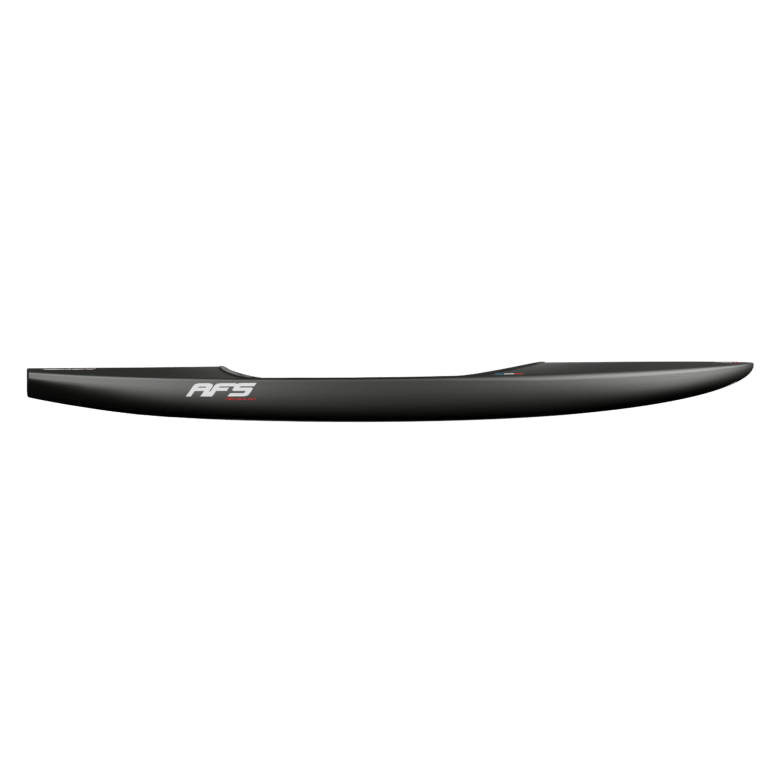 planche downwind blackbird V2 noire vue profil